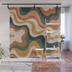 Earthy swirls Wall Mural Gallery Image 1