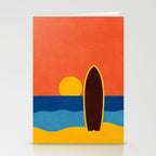 LANDSHAPES - Beach - sunset Stationery Card Gallery Image 2