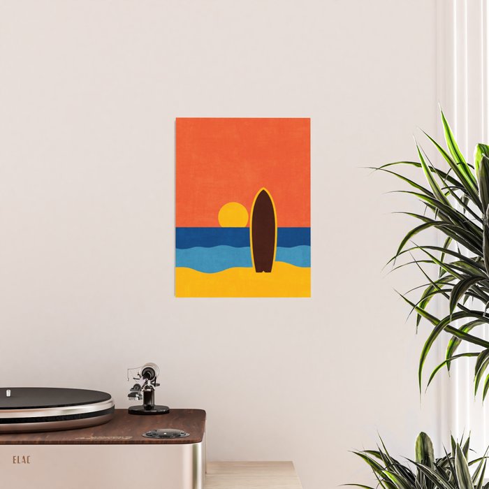 LANDSHAPES - Beach - sunset Poster Gallery Image 2