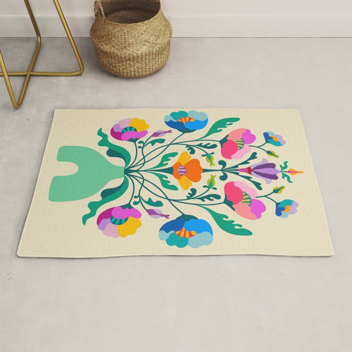 Modern Poppies Rug Gallery Image 1