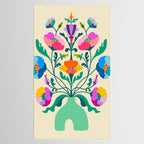 Modern Poppies Tablecloth Gallery Image 2
