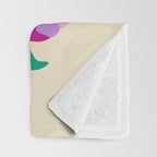 Modern Poppies Throw Blanket Gallery Image 3