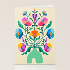 Modern Poppies Stationery Card Gallery Image 2