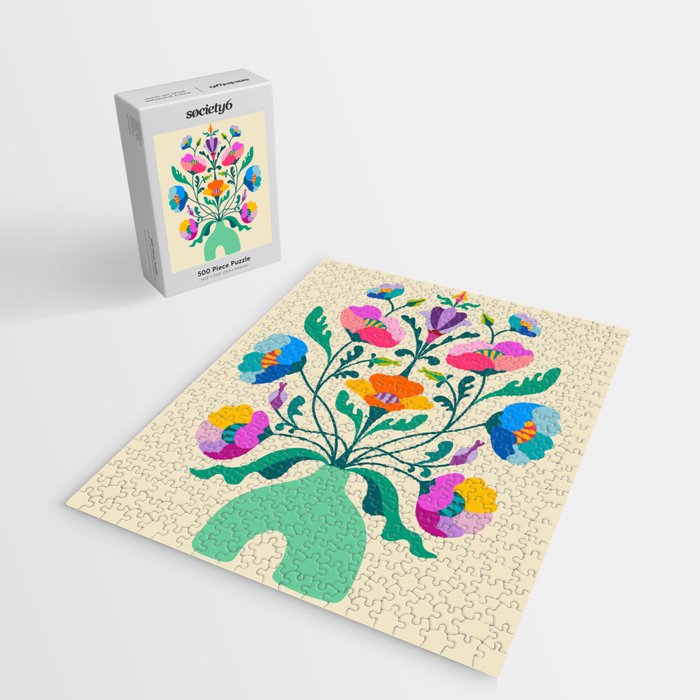 Modern Poppies Jigsaw Puzzle Gallery Image 2