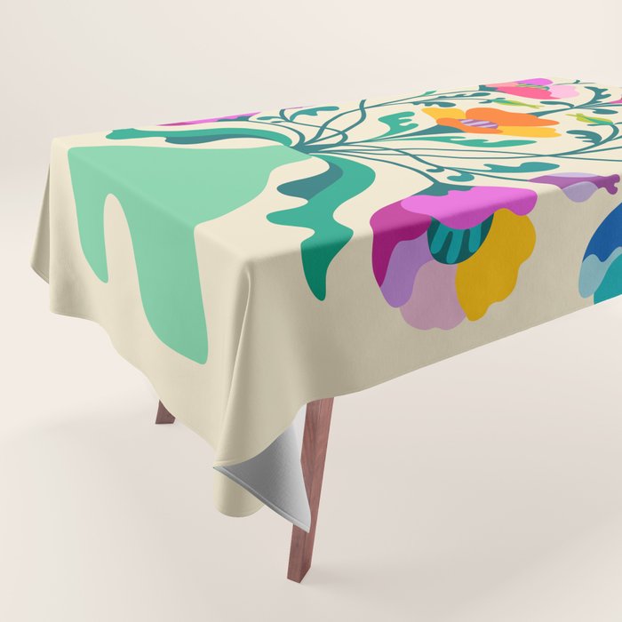 Modern Poppies Tablecloth Gallery Image 1