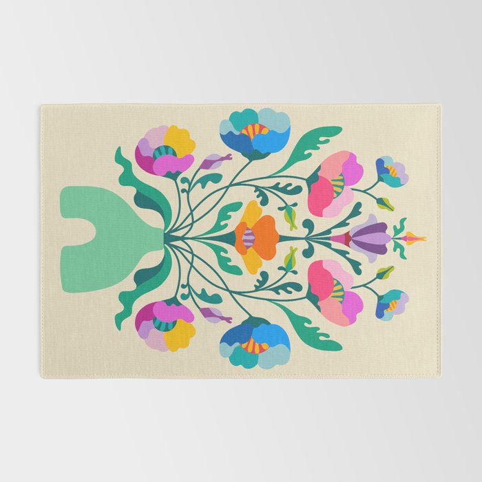 Modern Poppies Rug Gallery Image 2