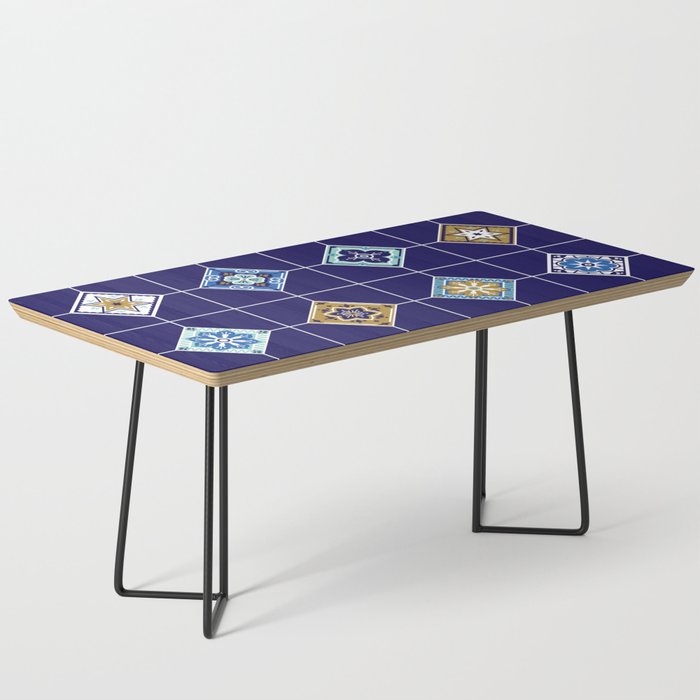 Talavera Mexican Tile - Navy & Bronze Palette Coffee Table Gallery Image 1