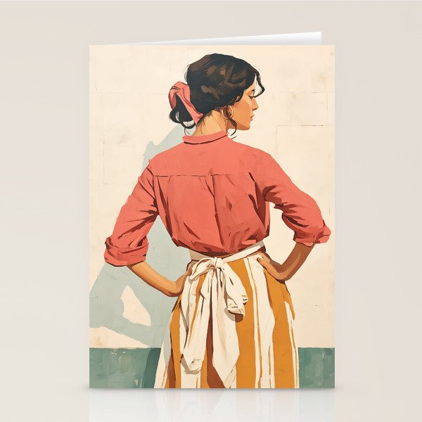 Elegance Wrapped in Seasons Stationery Card Gallery Image 1