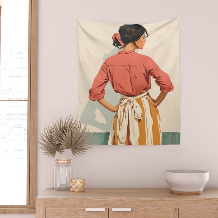 Elegance Wrapped in Seasons Wall Tapestry Gallery Image 2