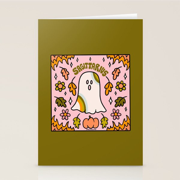 Sagittarius Ghost Stationery Card Gallery Image 2