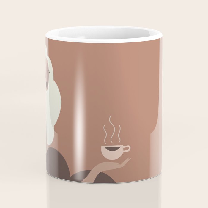 Coffee Hour Inspired by PANTONE 17 1230 Mocha Mousse Coffee Mug Gallery Image 4