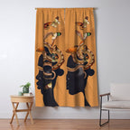 Snake and Butterflies Window Curtain Gallery Image 5