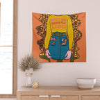 Meet Me Under the Leaves Wall Tapestry Gallery Image 2