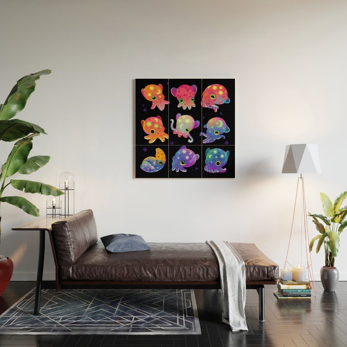 Bobtail squid Wood Wall Art Gallery Image 2