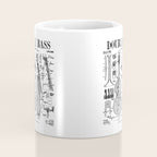 Double Bass Player Bassist Musical Instrument Vintage Patent Coffee Mug Gallery Image 4