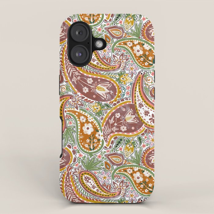 Rustic Paisley Delight iPhone Case Gallery Image 1