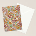 Rustic Paisley Delight Stationery Card Gallery Image 2