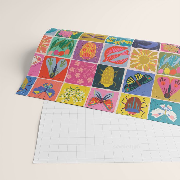 Summer Quilt Wrapping Paper Gallery Image 2