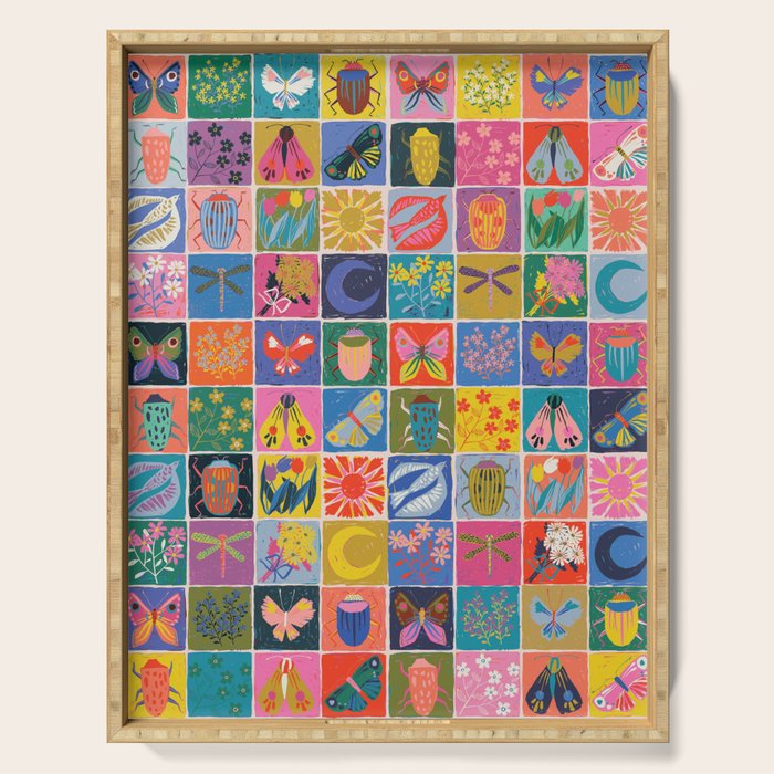 Summer Quilt Serving Tray Gallery Image 1