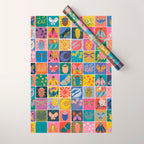 Summer Quilt Wrapping Paper Gallery Image 1