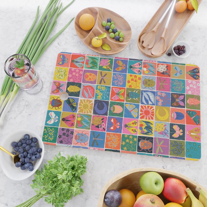 Summer Quilt Cutting Board Gallery Image 2