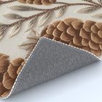 Holiday Decorative Pinecone Rug Gallery Image 4