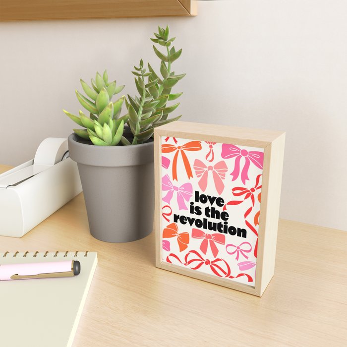 Love Is The Revolution Mini Art Print Gallery Image 2