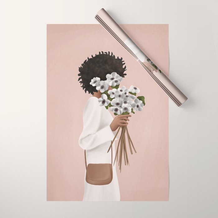 Bouquet of Flowers Wrapping Paper Gallery Image 1