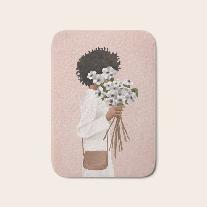 Bouquet of Flowers Bath Mat Gallery Image 1