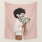 Bouquet of Flowers Wall Tapestry Gallery Image 4