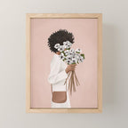 Bouquet of Flowers Mini Art Print Gallery Image 1