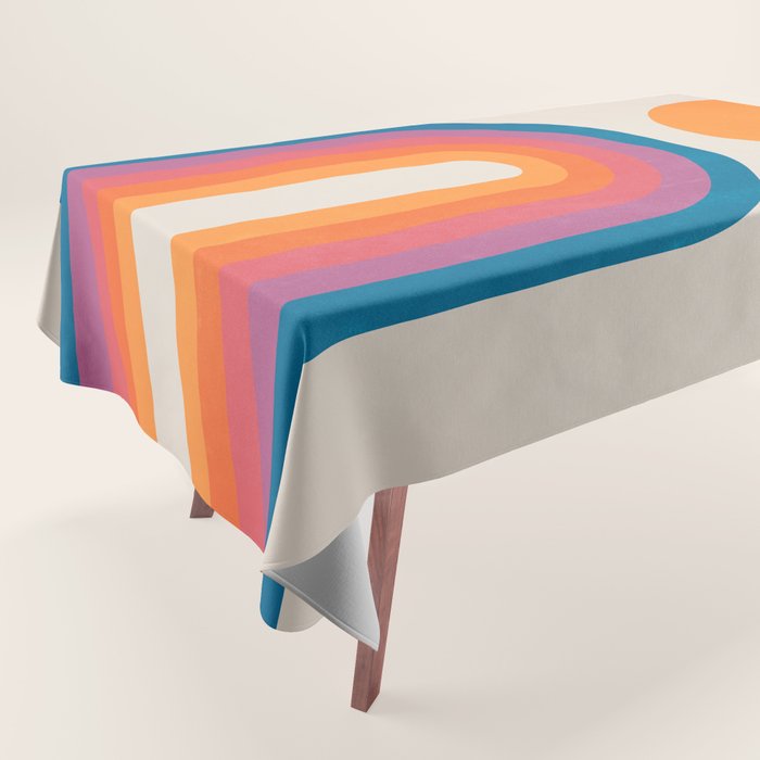 Vintage California Sun: Arches Tablecloth Gallery Image 1