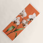 White Orchid Floral Art 3  Yoga Mat Gallery Image 1
