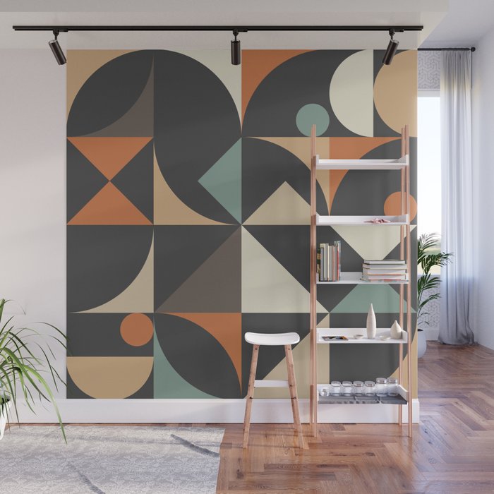 Mid Century 07E Wall Mural Gallery Image 1