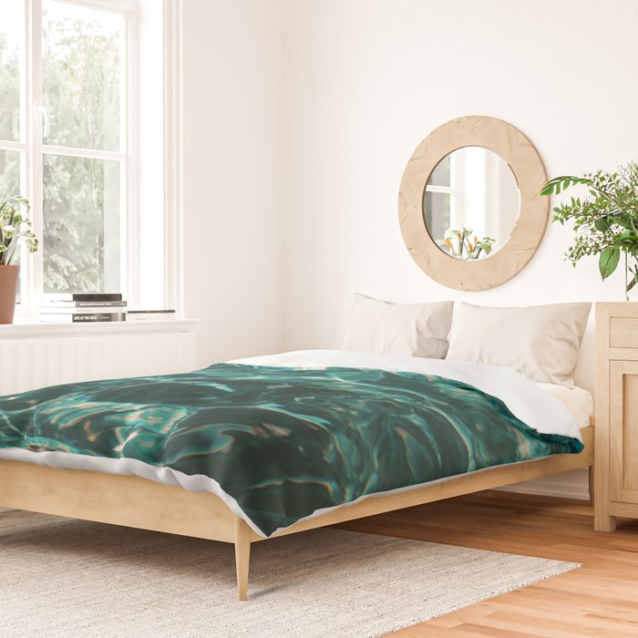 Natatorium #7 Duvet Cover Gallery Image 2