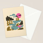Northern Lakes Stationery Card Gallery Image 2
