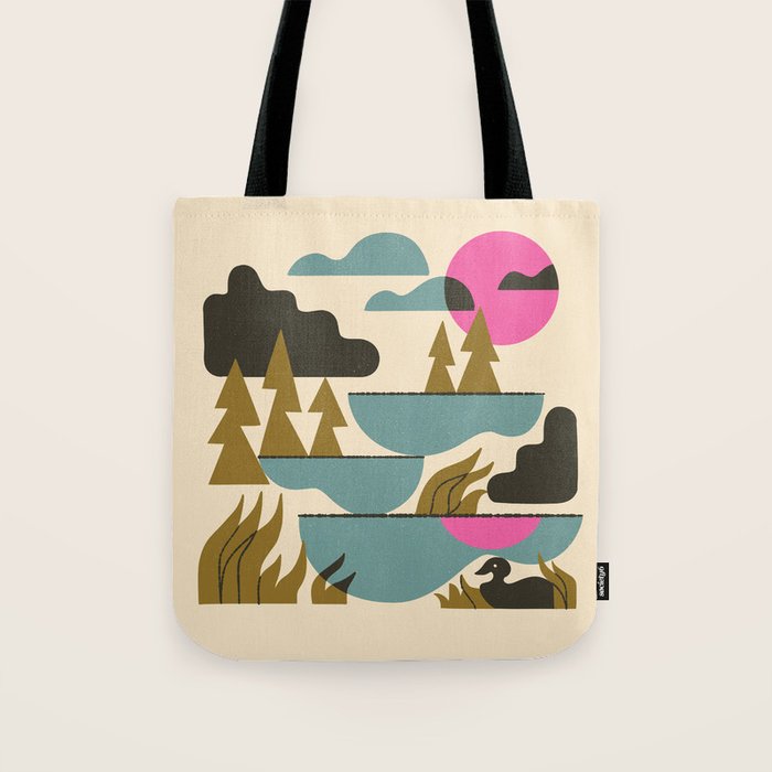 Northern Lakes Tote Bag Gallery Image 1