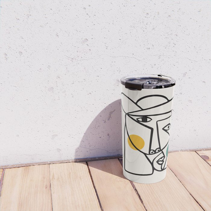 The Dream II | Pablo Picasso - Le Reve Travel Mug Gallery Image 4