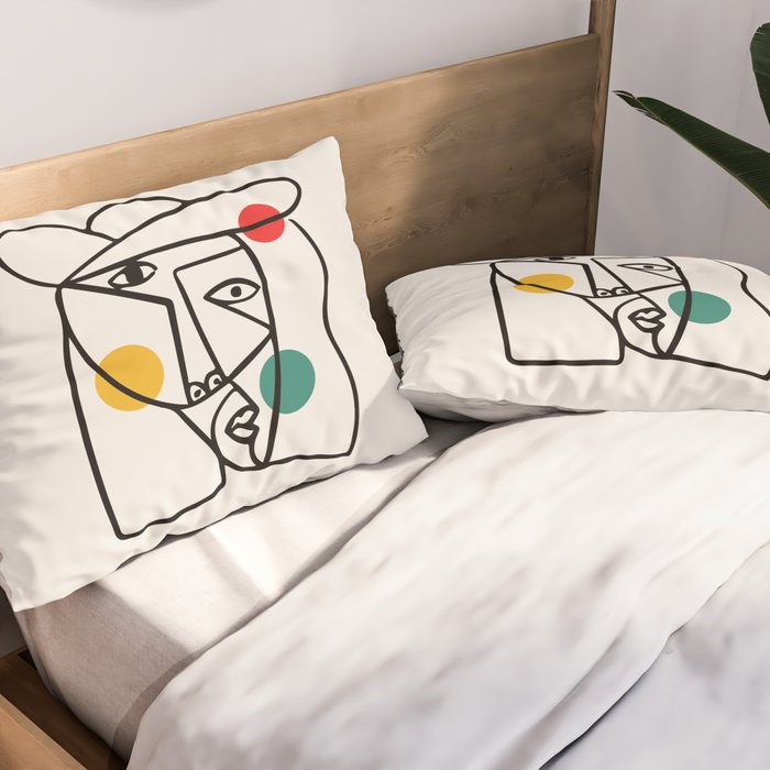 The Dream II | Pablo Picasso - Le Reve Pillow Sham Gallery Image 2