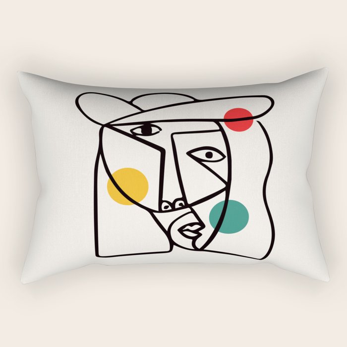 The Dream II | Pablo Picasso - Le Reve Rectangular Pillow Gallery Image 1