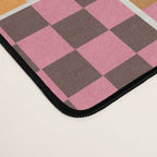 Vibrant Checkered Grid Desk Mat Gallery Image 4