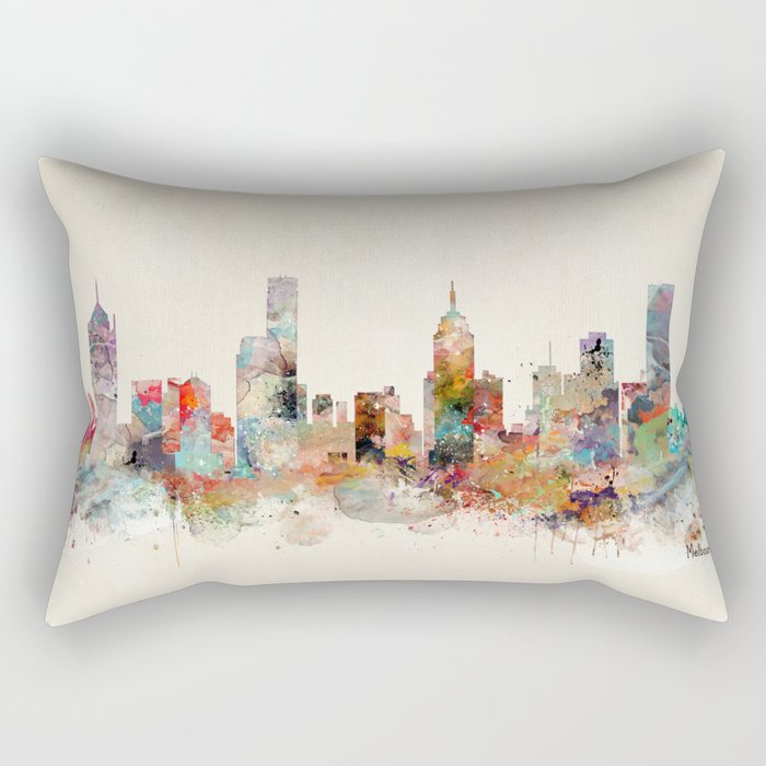 melbourne australia Rectangular Pillow Gallery Image 1