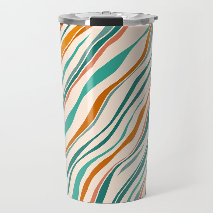 Southwest Abstract Stripes Travel Mug Gallery Image 1