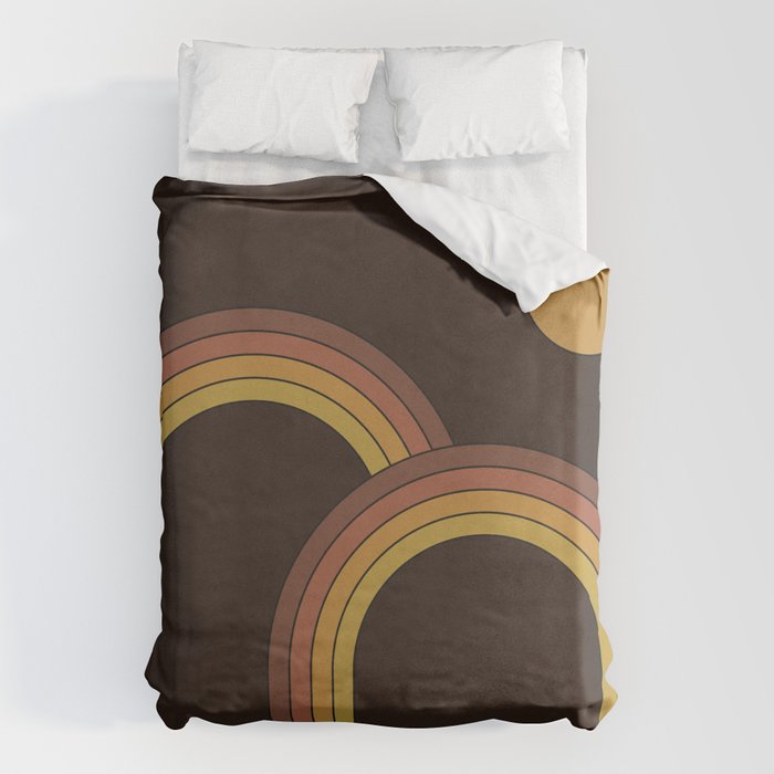 Double Rainbow #3 Duvet Cover Gallery Image 1
