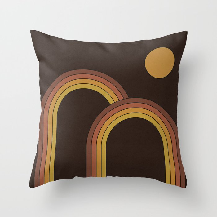 Double Rainbow #3 Throw Pillow Gallery Image 6