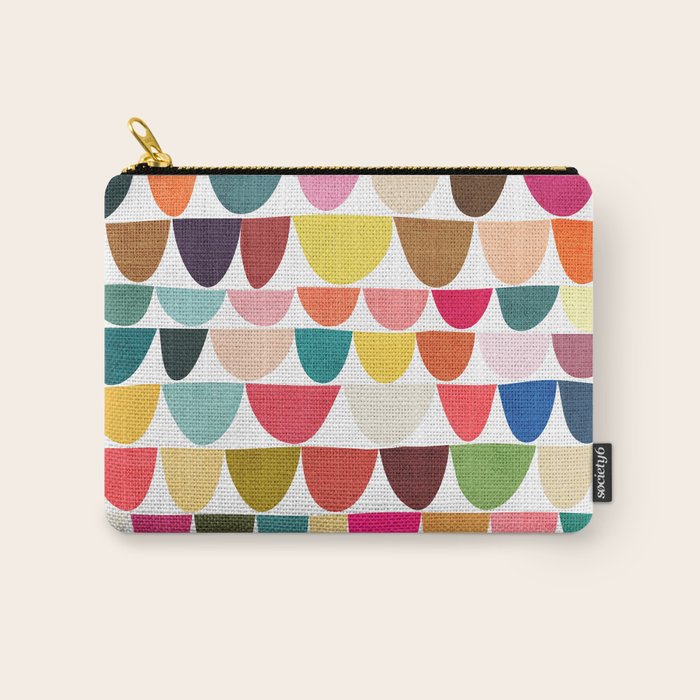 Fish scales pattern Carry All Pouch Gallery Image 1