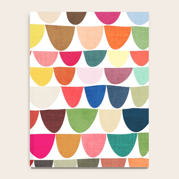 Fish scales pattern Notebook Gallery Image 4