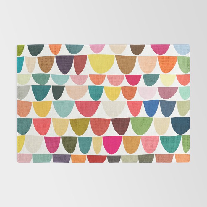 Fish scales pattern Rug Gallery Image 2