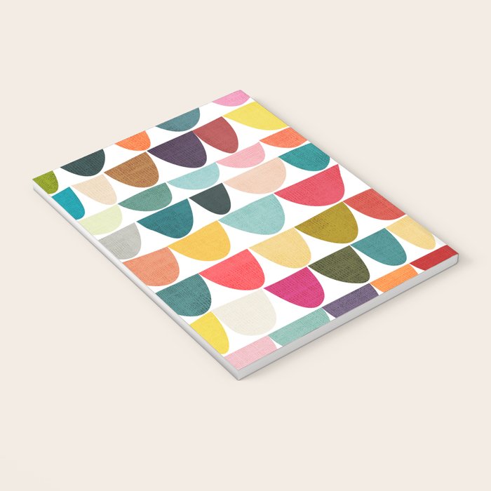 Fish scales pattern Notebook Gallery Image 3