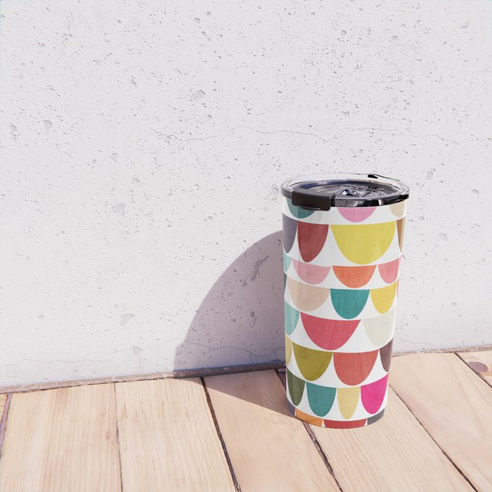 Fish scales pattern Travel Mug Gallery Image 4